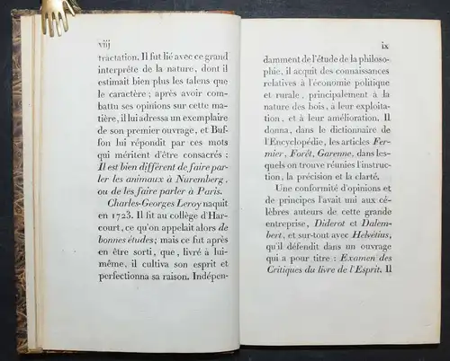 Leroy, Lettres philosophiques - 1802 - Endgültige erste Einzelausgabe