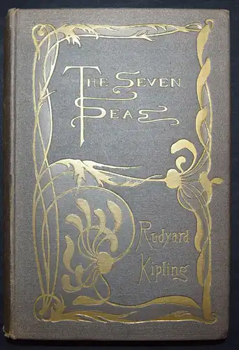 RUDYARD KIPLING - THE SEVEN SEAS - 1897- ZWEITE AMERIKANISCHE AUSGABE