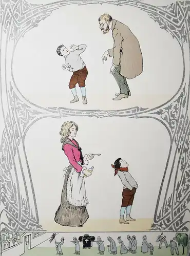 STRUWWELPETRIADE Nassauer. Der gute Doktor Braun & Schneider 1907 STRUWWELPETER