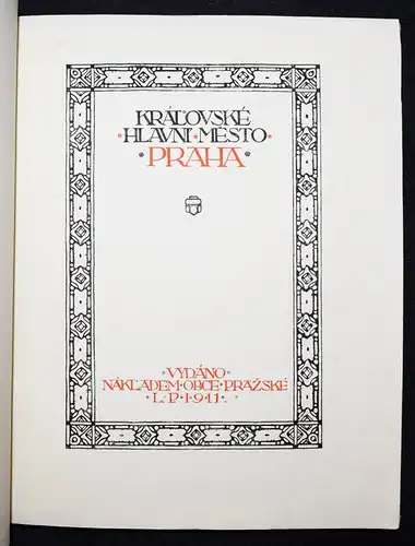 Prag – Kralovske hlavni mesto Praha - 1911 TSCHECHIEN TSCHECHOSLOWAKEI