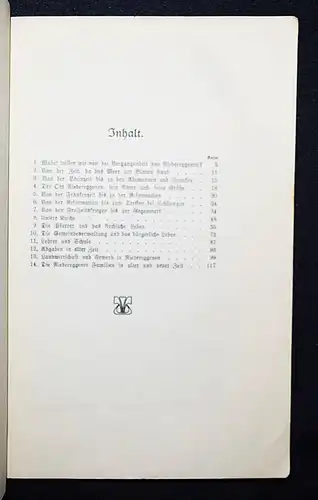 Wielandt, Unser Niedereggenen 1915 BADEN BADENIA ORTSGESCHICHTE