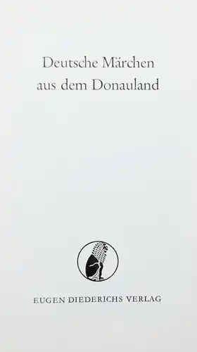 Zaunert - Deutsche Märchen aus dem Donaulande - Ganzlederausgabe 1958