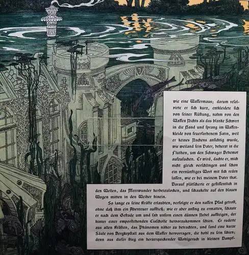 Musäus, Die Bücher der Chronika 1900 WIENER-JUGENDSTIL MÄRCHEN Lefler Urban