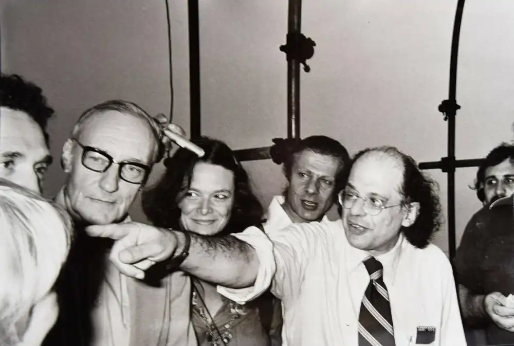 Beat Generation – Allen Ginsberg und William S. Burroughs ORIGINAL-VINTAGE-PHOTO 0