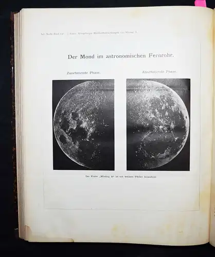 ASTRONOMIE -1894 - Astronomische Nachrichten PLEIADEN MOND