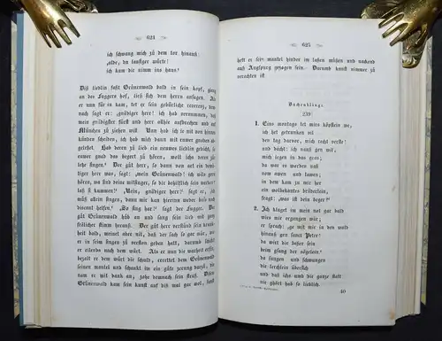 LUDWIG UHLAND - ALTE HOCH- UND NIEDERDEUTSCHE VOLKSLIEDER -  ERSTAUSGABE - 1845