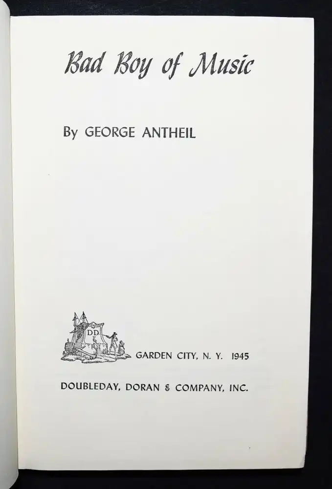 Hedy Lamarr, ORIGINAL-PHOTOGRAPHIE - SIGNIERT ! + Antheil. Bad boy of music 1945 2