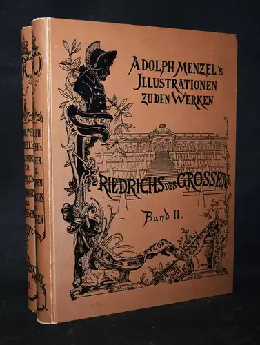 HOLZSCHNITTE - Adolph Menzel, Illustrationen zu den Werken Friedrichs des Großen