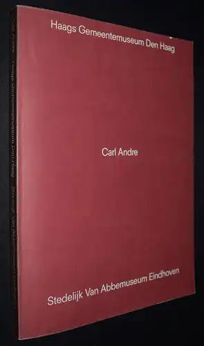 Sartorius, Carl Andre 1987 EINZIGE AUSGABE WERKVERZEICHNIS CATALOGUE RAISONNE