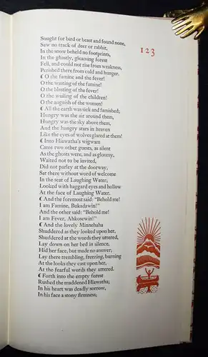 Longfellow, The song of Hiawatha - INDIANER - AMERIKA