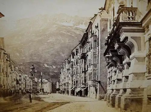 ORIGINAL-PHOTOGRAPHIEN 1865 ALBUMIN - Longfellow, Hyperion - RHEIN SCHWEIZ TIROL