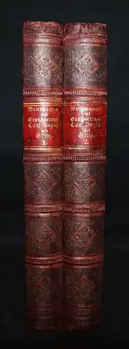 Goethe, Briefwechsel des Großherzogs Carl August von Sachsen-Weimar-Eisenac 1873