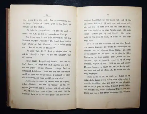Spyri. Was aus ihr geworden ist. Gotha - 1889 ERSTE AUSGABE SCHWEIZ MÄDCHENBUCH