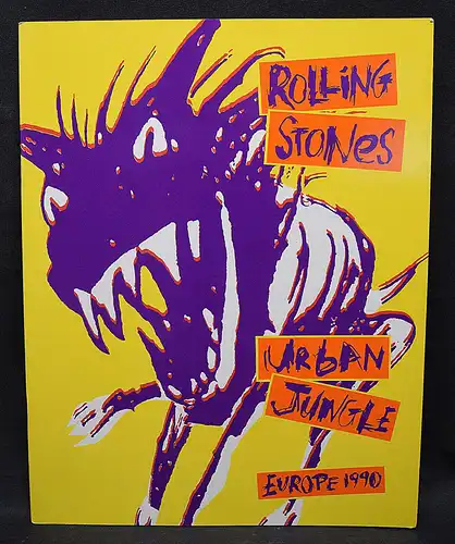 Rolling Stones  Original-Programmheft Urban Jungle Tour, Europe 1990 pop-culture