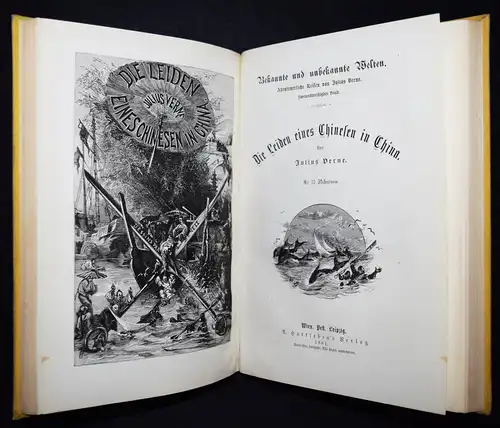 Verne, Die fünfhundert Millionen der Begum + Die Leiden eines Chinesen 1881 EA