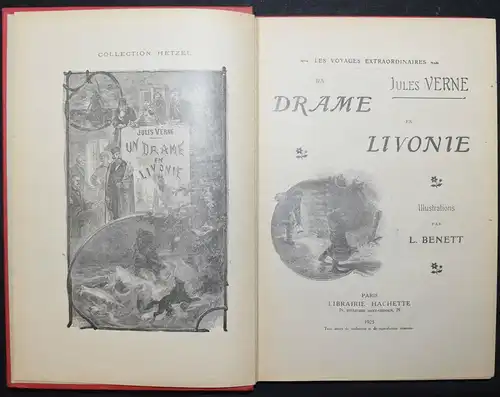 Verne, Un drame en Livonie - 1925 - ABENTEUER -