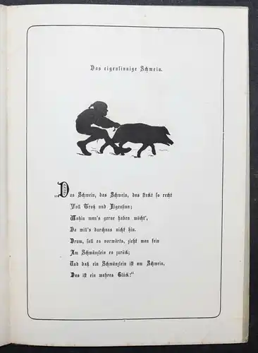 Trojan - Allerlei Thiergeschichten - Paul Konewka - Erstausgabe 1872