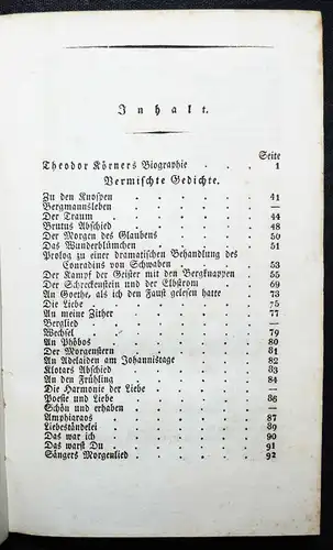 Körner, Sämmtliche Werke 1833-1834