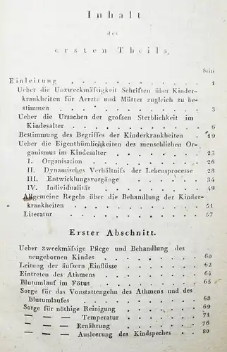 Henke, Handbuch zur Erkenntniß und Heilung der Kinderkrankheiten WILMANS 1821