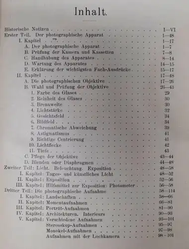 Schmidt, Compendium der praktischen Photographie Otto Nemnich 1903