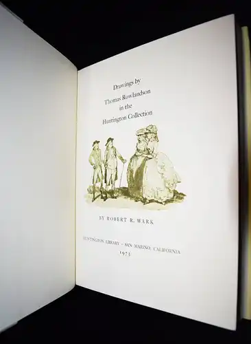 Wark, Drawings by Thomas Rowlandson in the Huntington Collection 1975 KARIKATUR