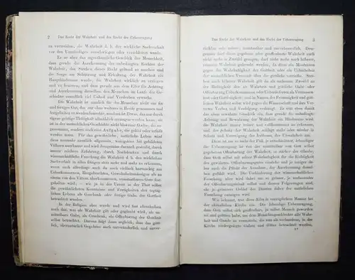 Jakob Frohschammer - Das Recht der eigenen Überzeugung - 1869