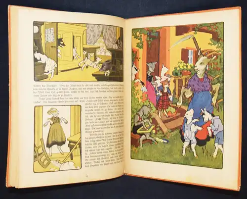 Caspari, Mein Märchenbilderbuch um 1925 MÄRCHEN Holle Rotkäppchen Schneewittch