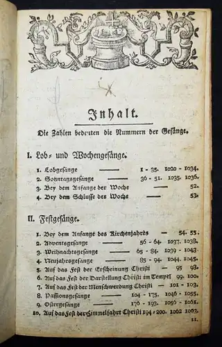 Gesenius u. Denicke,  GESANGBUCH 1815 HANNOVER Schleßwig-Holstein