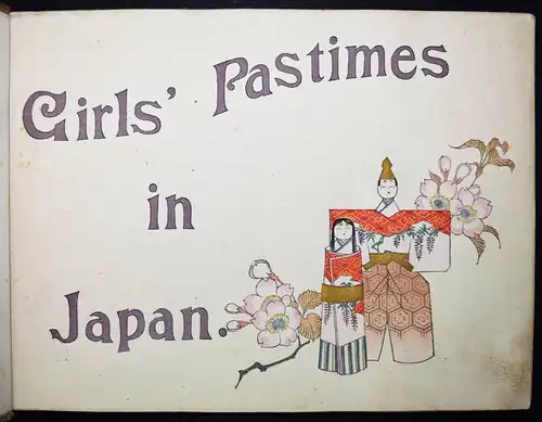 Japan - Takagi - Girls’ Pastimes in Japan - Erstausgabe um 1910  - Teezeremonie