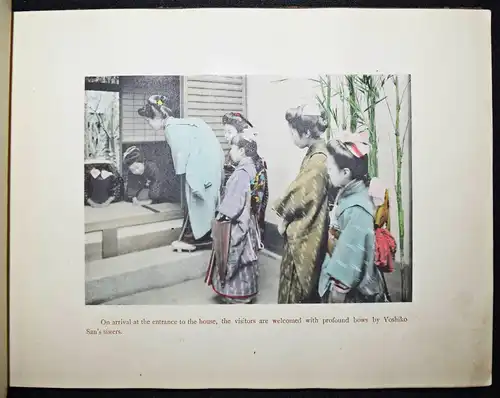 Japan - Takagi - Girls’ Pastimes in Japan - Erstausgabe um 1910  - Teezeremonie