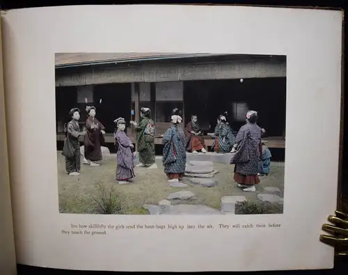 Japan - Takagi - Girls’ Pastimes in Japan - Erstausgabe um 1910  - Teezeremonie