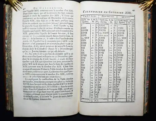 Rivard, Traite de la sphere 1757 ASTRONOMIE KALENDER