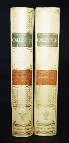 Calderon de la Barca, (Schauspiele) - Phaidon 1924 - SCHÖNE PERGAMENT-AUSGABE