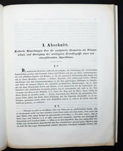 Doppler, Versuch einer Erweiterung der analytischen Geometrie...1843 MATHEMATIK