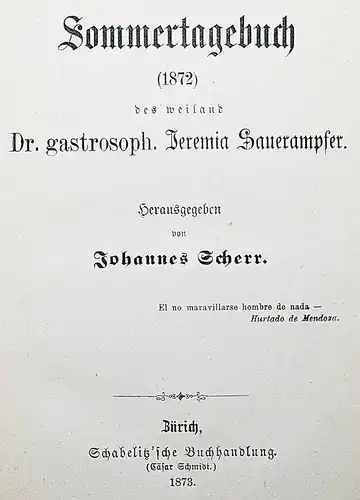 KULTURGESCHICHTE Johannes Scherr, Poeten der Jetztzeit... KONVOLUT in 12 Bänden