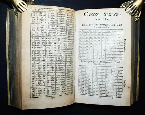 Strauch, Tabulae sinuum tangentium logarithmorum 1700  MATHEMATIK LOGARITHMEN