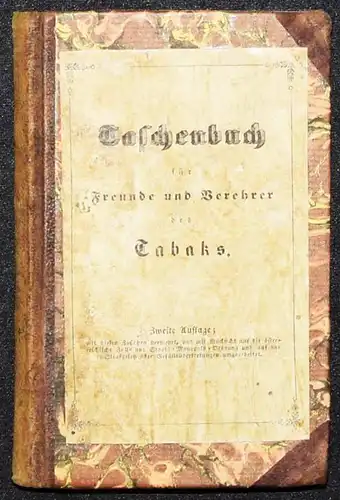 Hornstein, Der Tabak in historischer, finanzieller... Jasper 1845 - TABAKANBAU