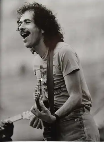 SANTANA, ORIGINAL-VINTAGE-PHOTOGRAPHIE VON MIMMO CHIANURA ROM ? UM 1975