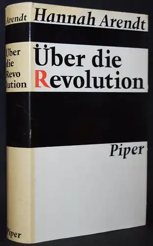 Hannah Arendt - Über die Revolution - Erste deutsche Ausgabe 1963 - Politik