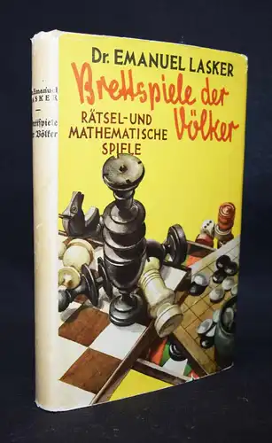 Schach - Lasker - Brettspiele der Völker - Erstausgabe 1931