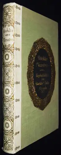 Böcklin, Memoiren - ERSTAUSGABE 1910 - TAGEBÜCHER 