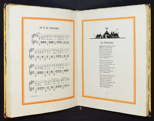 Wedekind - Lautenlieder - Erstausgabe 1920 - Signiert von Emil Preetorius