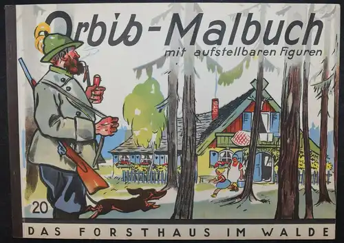 ORBIS-MALBUCH - C. LINDEBERG - 1930 FF. - HÄNSEL UND GRETEL - SPIELBILDERBÜCHER