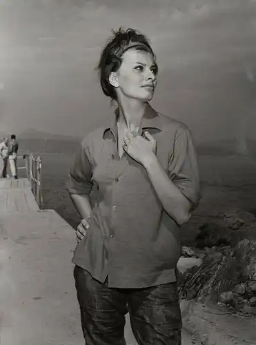 SOPHIA LOREN - ORIGINAL-PHOTOGRAPHIE ST. TROPEZ 1960