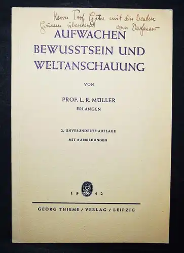 Ludwig R. Müller, Aufwachen, Bewusstsein und Weltanschauung SIGNIERT