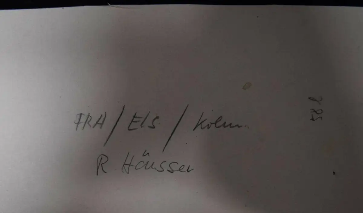 Robert Häusser, Orig.-Photographie, Kreuzgang, Colmar 50er Jahre. 29,5 x 30 cm 1