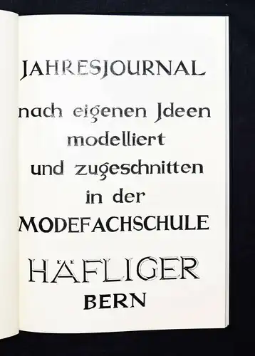 MODE - 50 Orig.-Bleistift-Zeichnungen. Bern um 1955