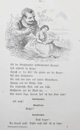 Immermann, Tulifäntchen 1861 - ERSTE ILLUSTRIERTE AUSGABE