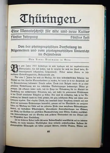 Biermann, Von der photographischen Darstellung im Allgemeinen…1929