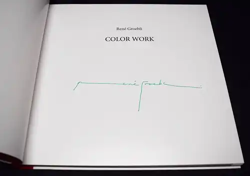 Groebli, Color work - ERSTE AUSGABE - SIGNIERT